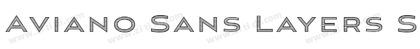 Aviano Sans Layers S字体转换